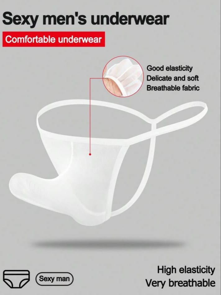 Men's Mesh Sexy Comfortable U-Pouch Underwear